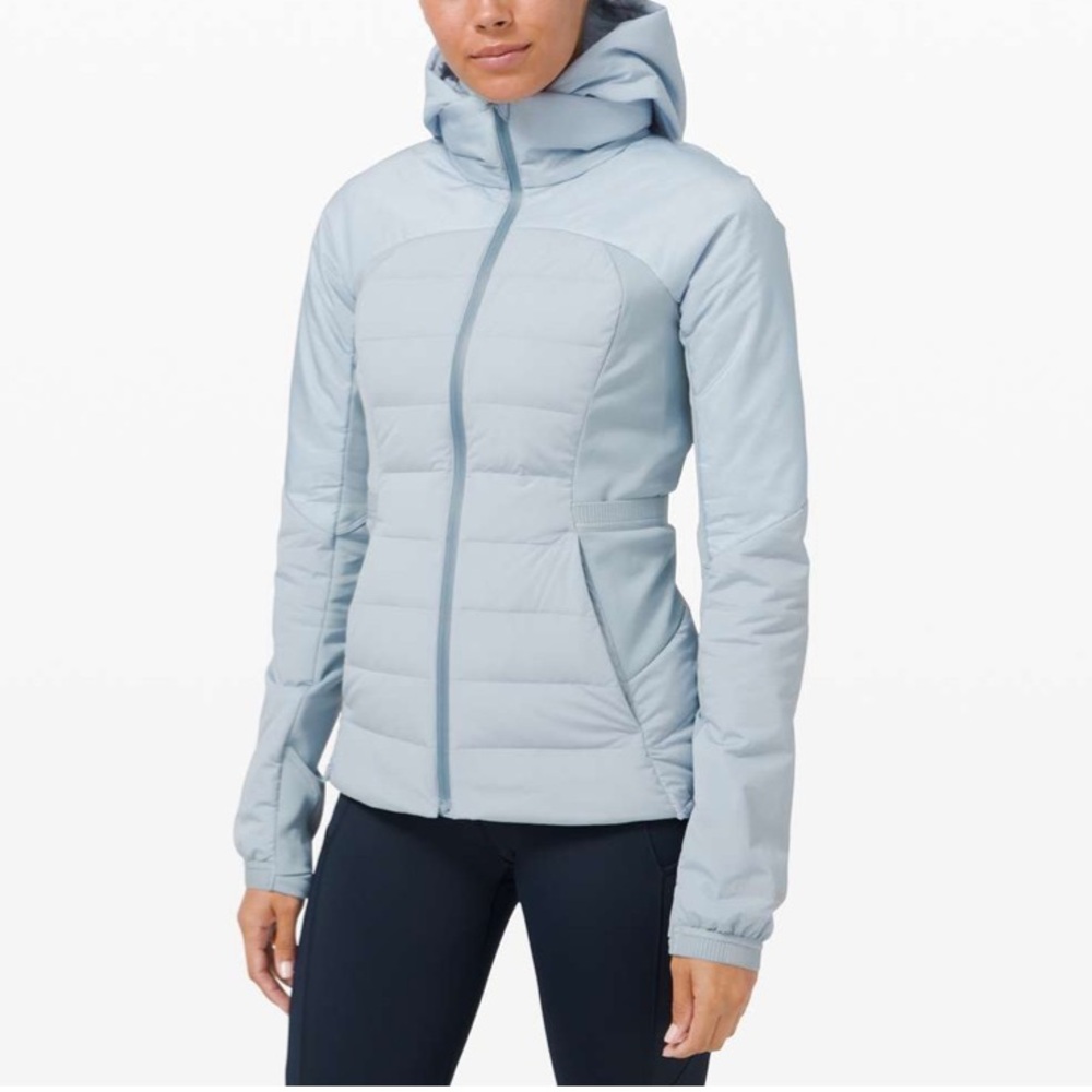 NWT Lululemon Athletica Down For It All Jacket in 
Chambray